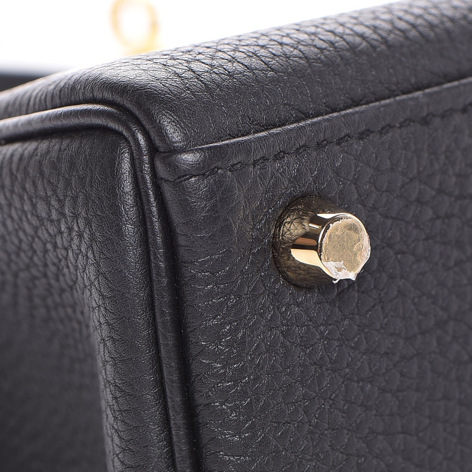 Hermes Togo Kelly Retourne 25 Black 11 of 36