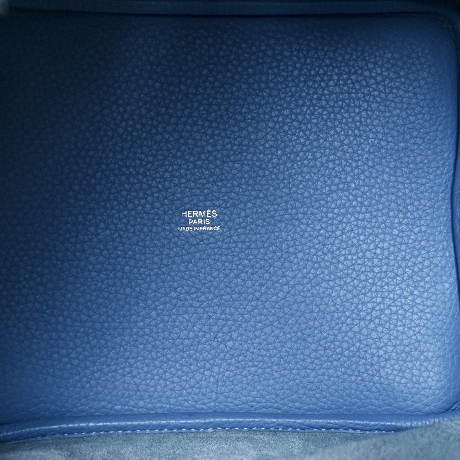 Hermes Taurillon Clemence Swift Picotin Lock 22 MM Bleu Paradis 5 of 10
