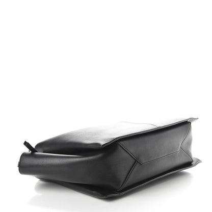 Celine Supple Natural Calfskin Medium Tri-Fold Bag Black 4 of 12