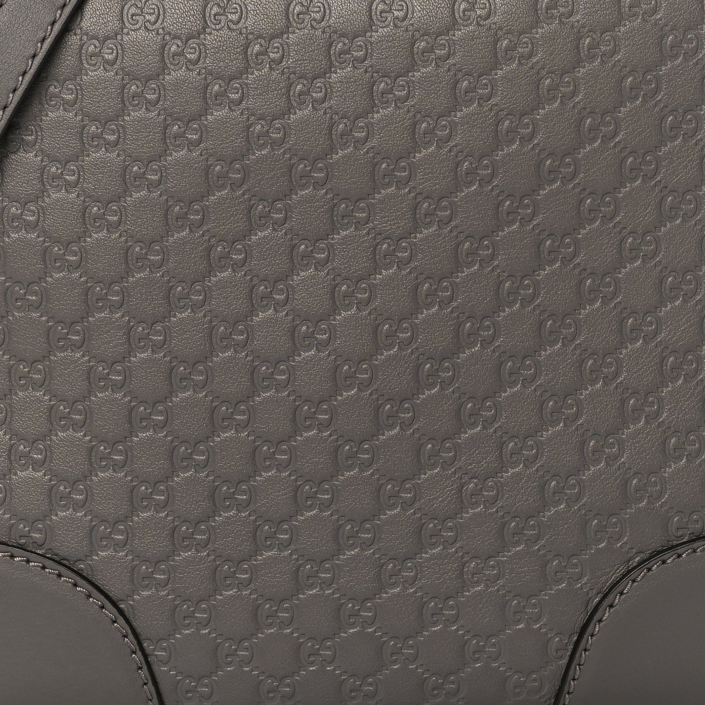 Microguccissima Mini Bree Messenger Bag Grey