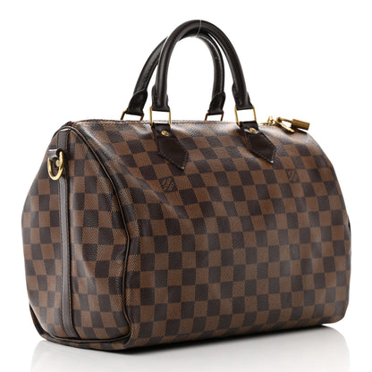 Louis Vuitton Damier Ebene Speedy Bandouliere 30 3 of 24