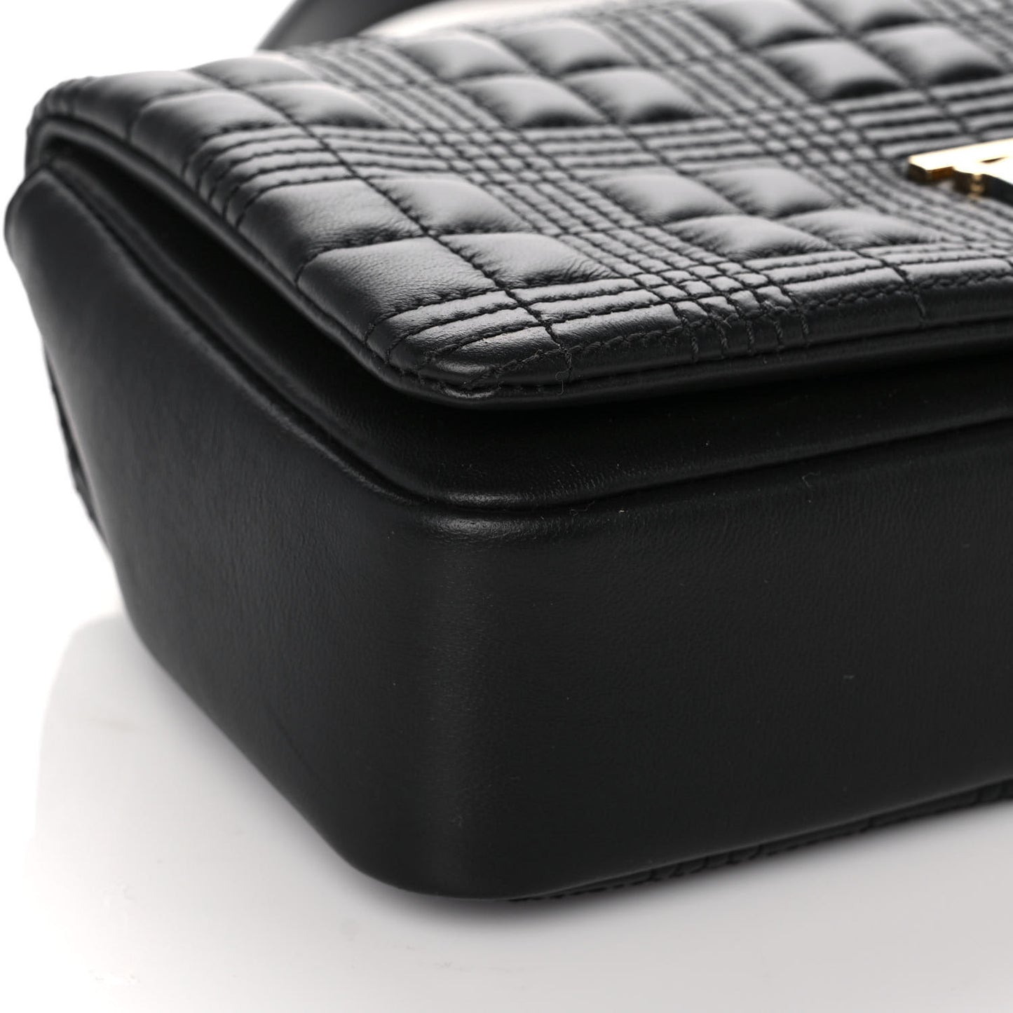 Lambskin Quilted Small Lola Bag Black