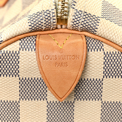 Louis Vuitton Damier Azur Speedy 30 6 of 14