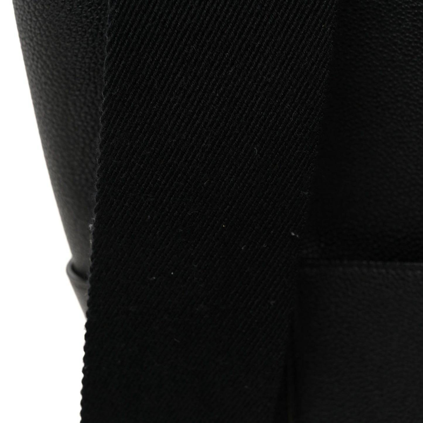 Soft Grained Calfskin Sangle Bucket Bag Black