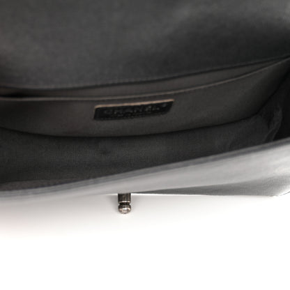 Chanel Caviar Quilted Medium Boy Flap Charcoal 8 of 19