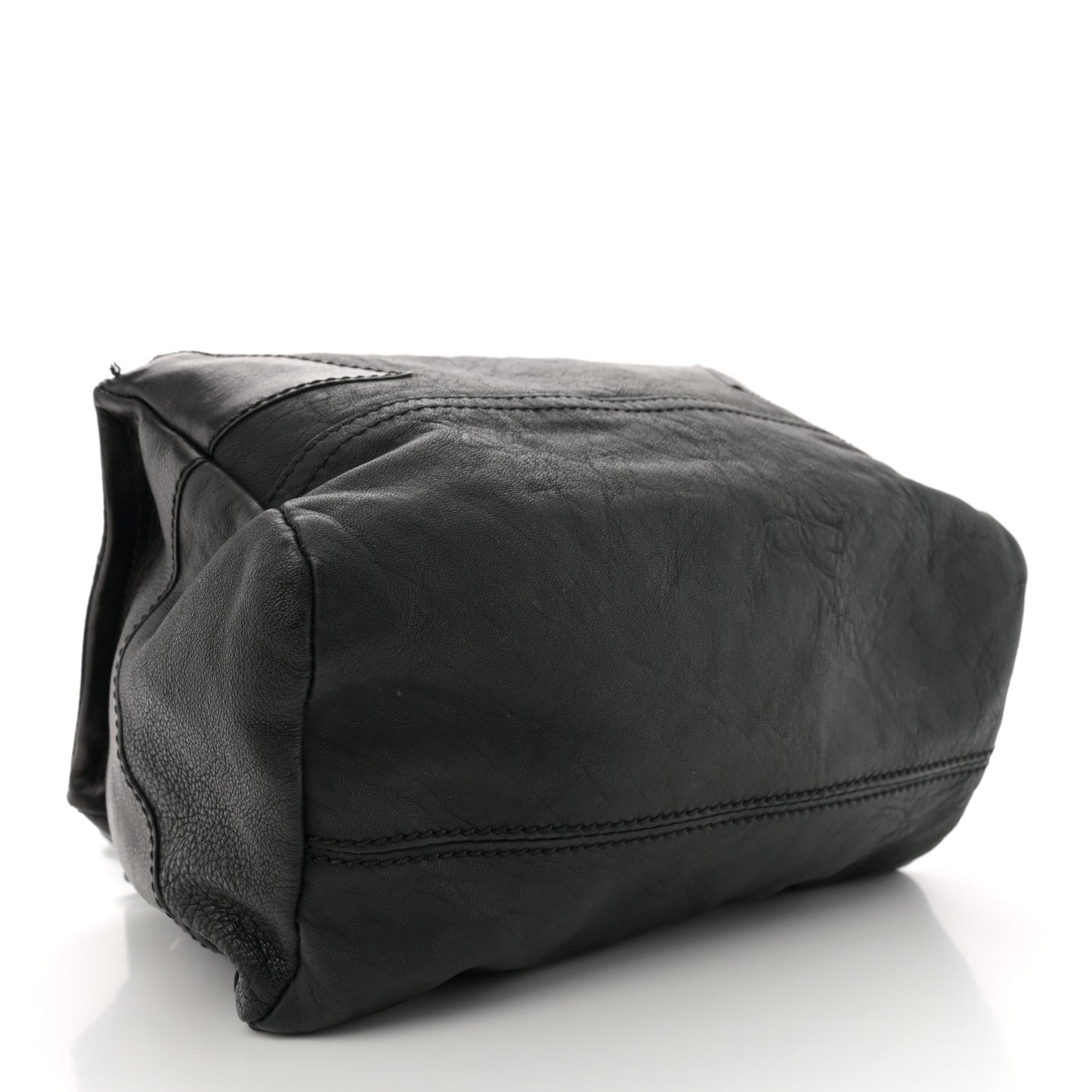 Calfskin Patchwork Small Pandora Black
