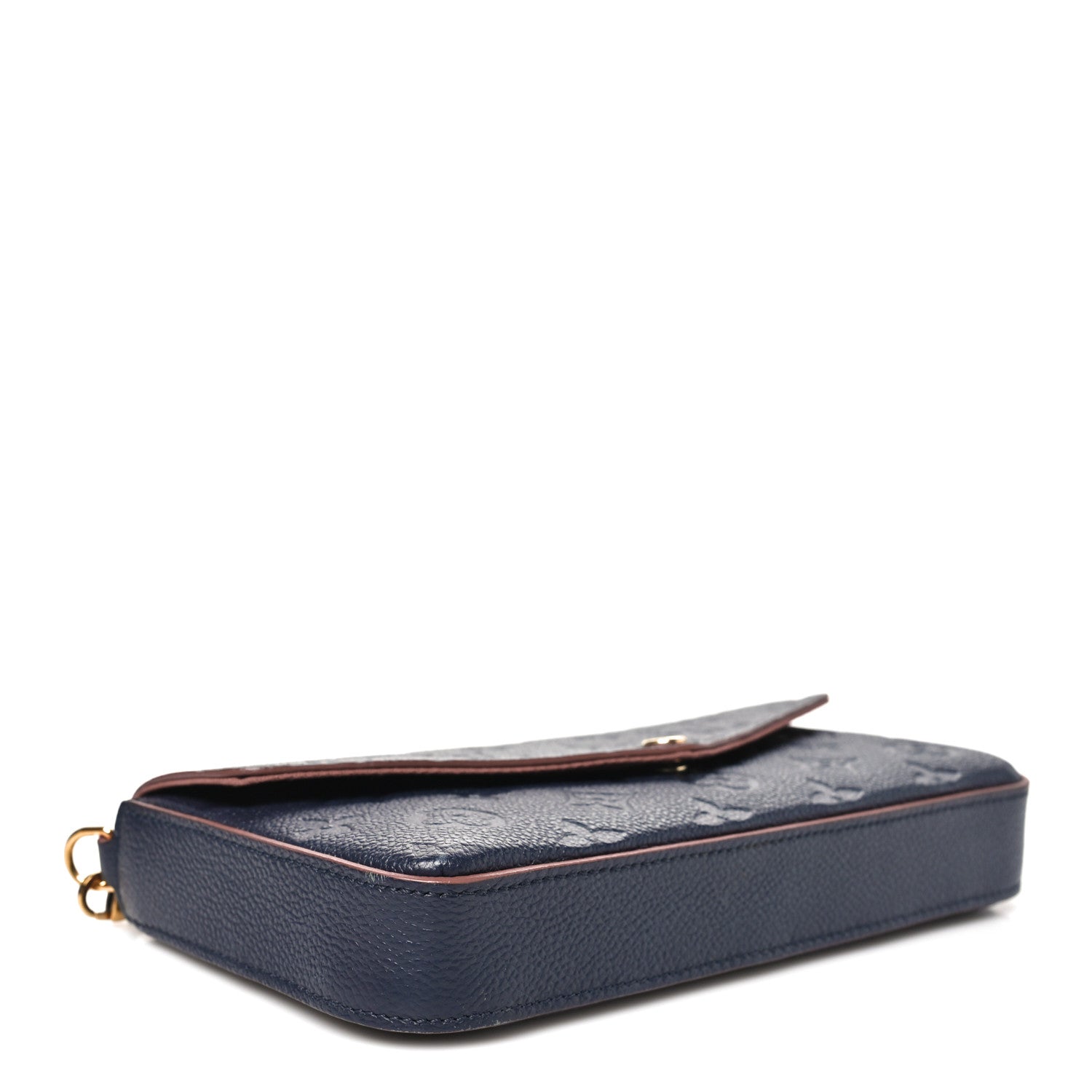 Louis Vuitton Empreinte Pochette Felicie Chain Wallet Marine Rouge 5 of 10