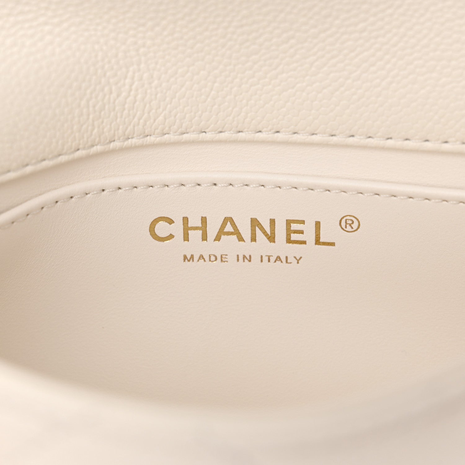 Chanel Caviar Quilted Mini Sweetheart Rectangular Flap White 6 of 12