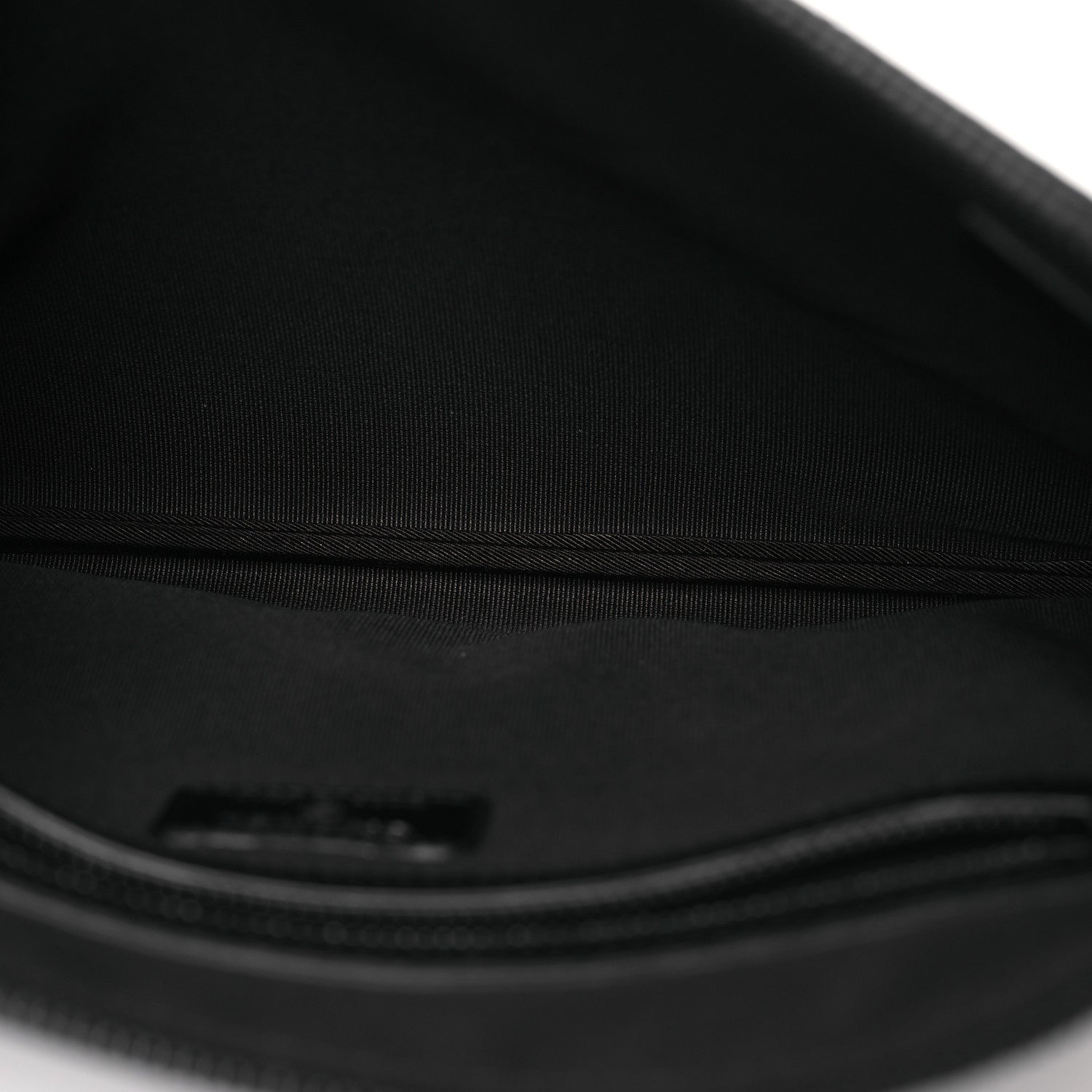 Chanel Calfskin Quilted Stitched CC Medium Cosmetic Case Black 5 of 11