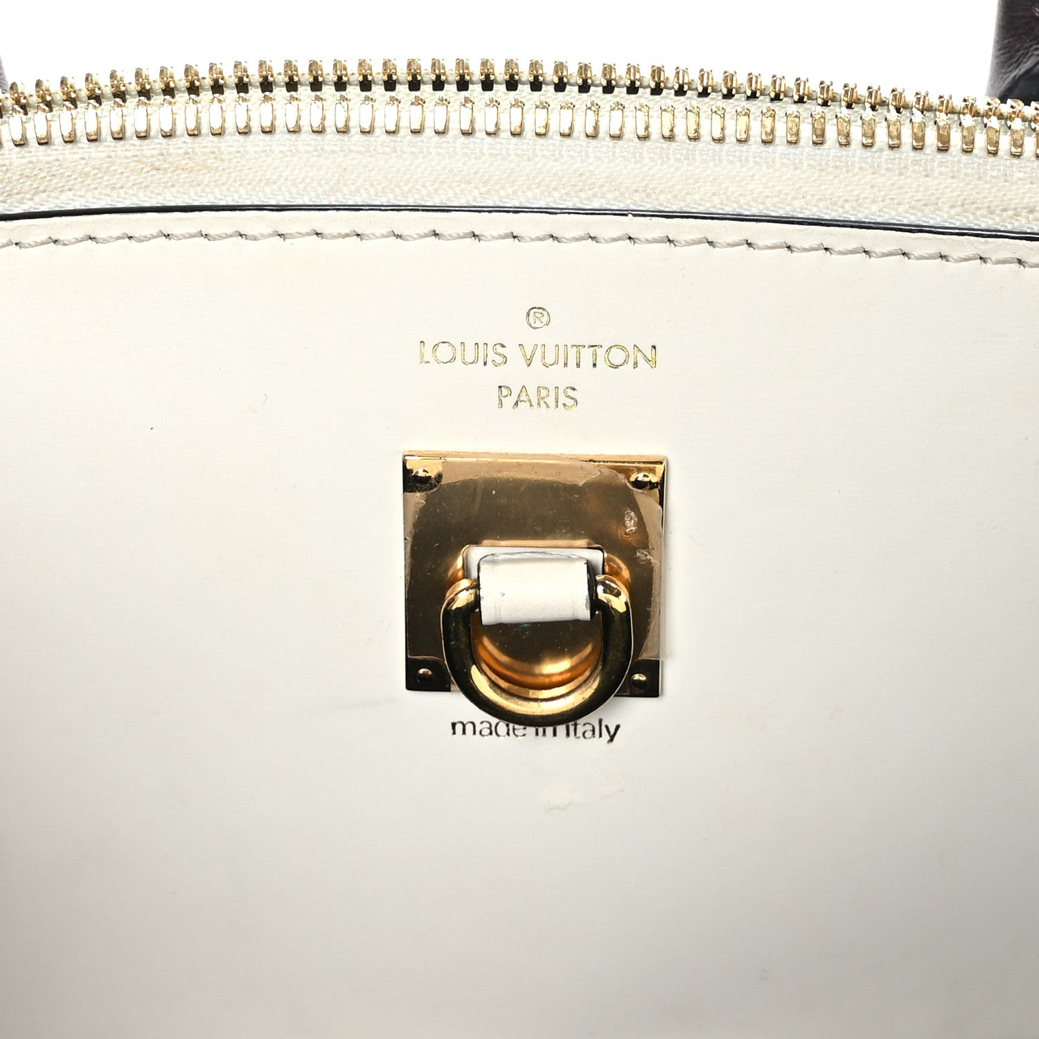Louis Vuitton Calfskin Monogram City Steamer MM Black White 6 of 8