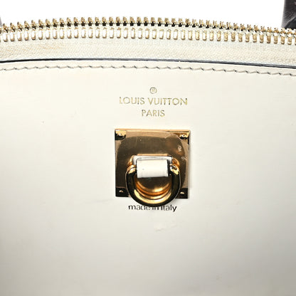 Louis Vuitton Calfskin Monogram City Steamer MM Black White 6 of 8