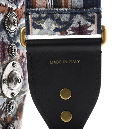 Christian Dior Canvas Embroidered Studded KaleiDiorscopic Shoulder Strap Multicolor 4 of 5