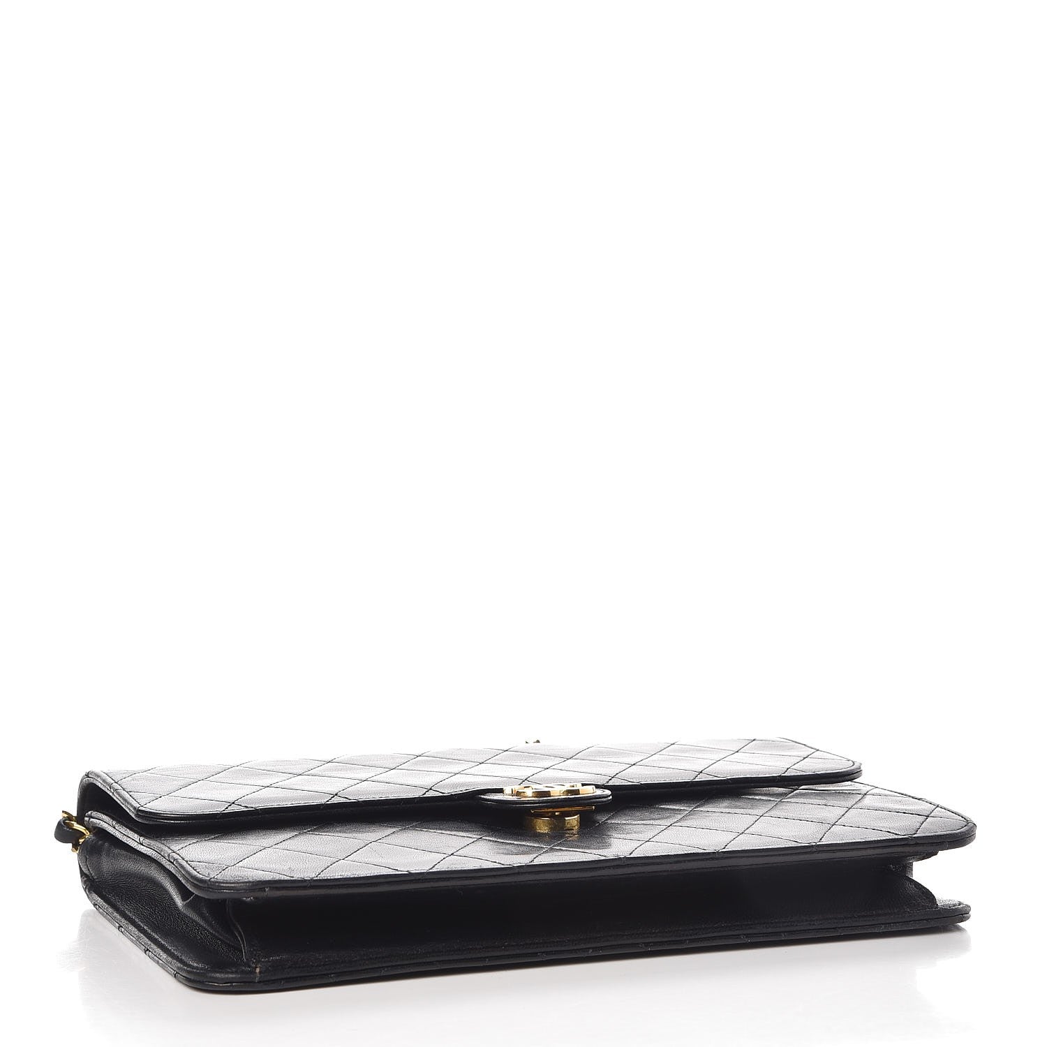 Chanel Lambskin Quilted Medium Single Flap Black 4 of 10