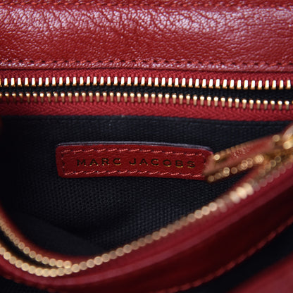 Marc Jacobs Lambskin Quilted Mini Cooper Crossbody Red 6 of 8