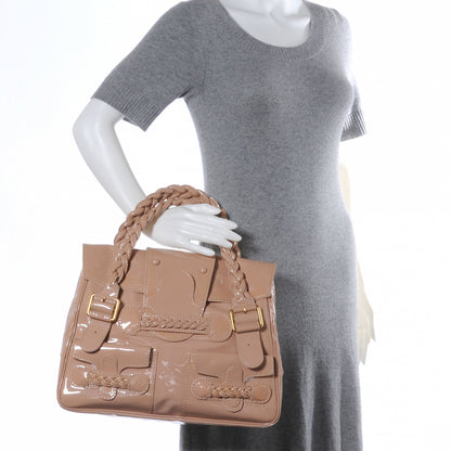 Valentino Garavani Patent Large Histoire Pink 2 of 7