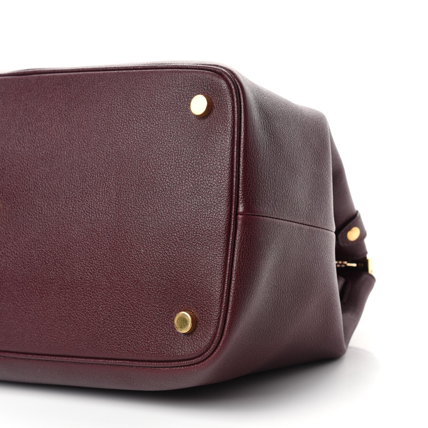 Tom Ford Grained Calfskin Satchel Burgundy 7 of 8
