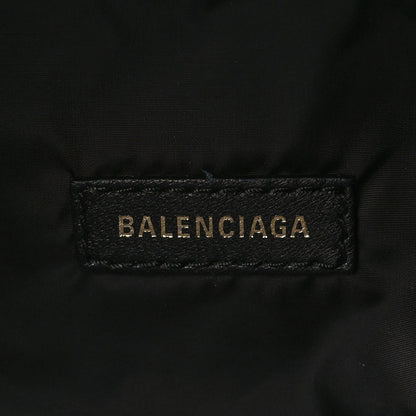 Balenciaga Recycled Sport Nylon Logo Embroidered Wheel Beltpack Black 6 of 7
