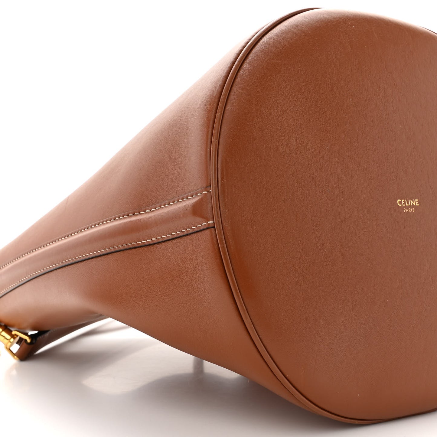 Smooth Calfskin Bucket 16 Bag Tan