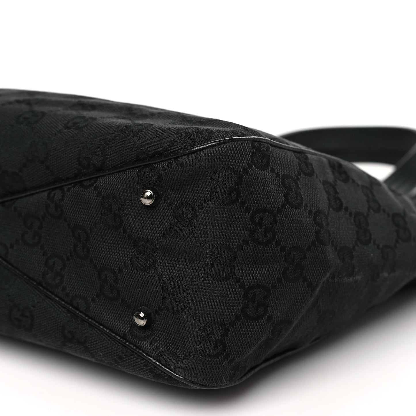 Monogram Medium Tote Black