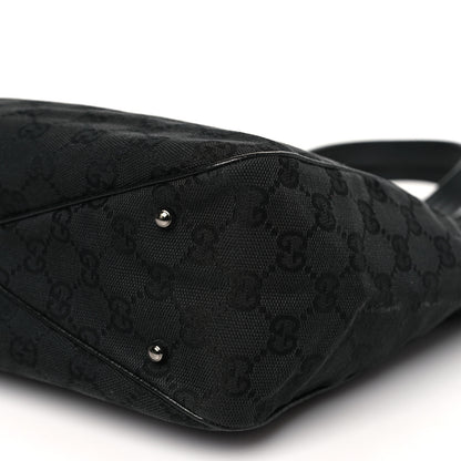 Gucci Monogram Medium Tote Black 10 of 10