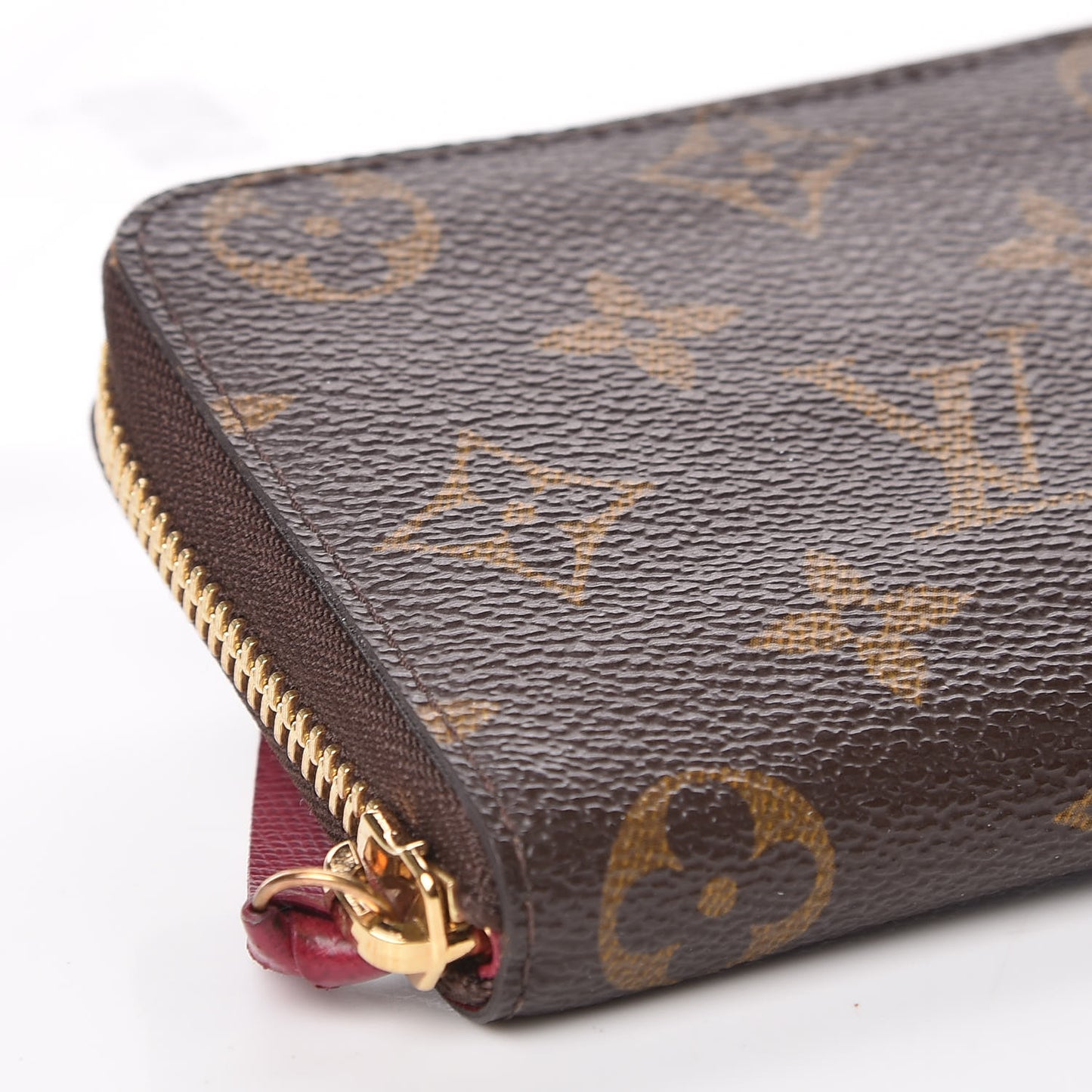 Monogram Clemence Wallet Fuchsia