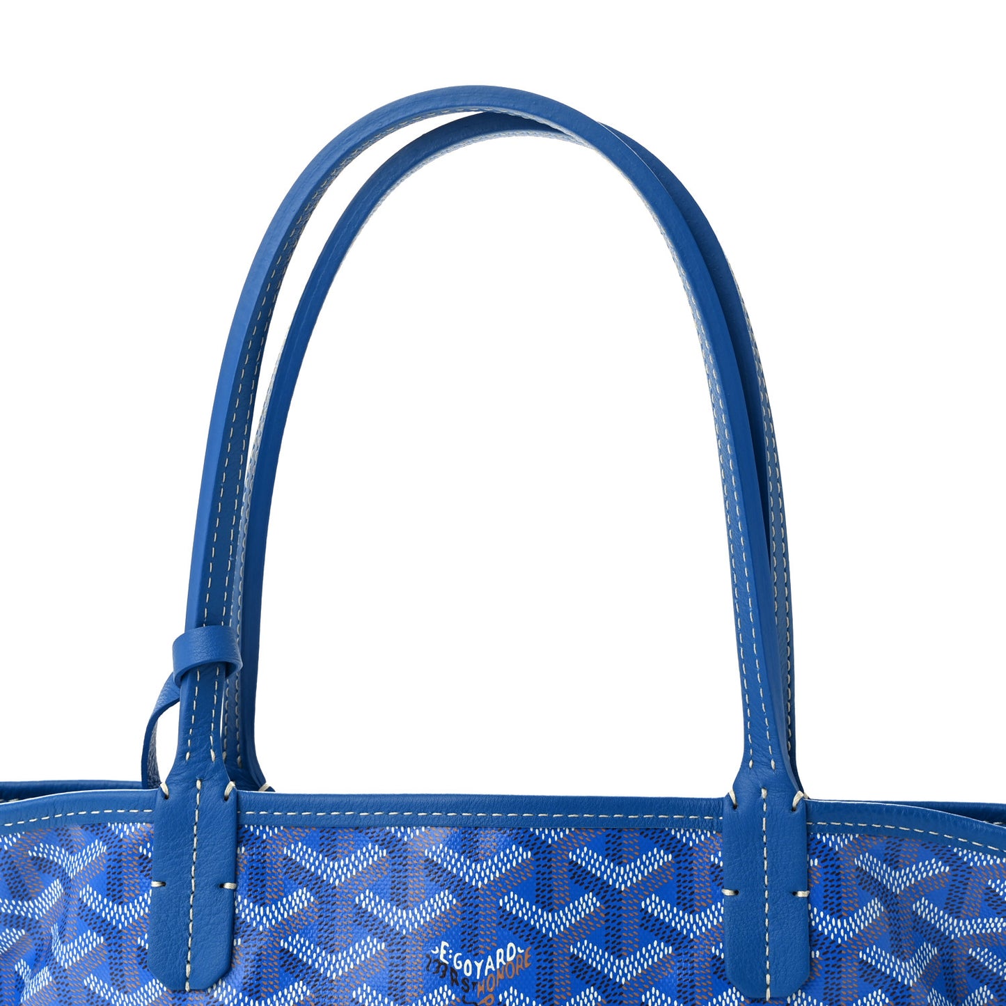 Goyardine Reversible Mini Anjou Sky Blue