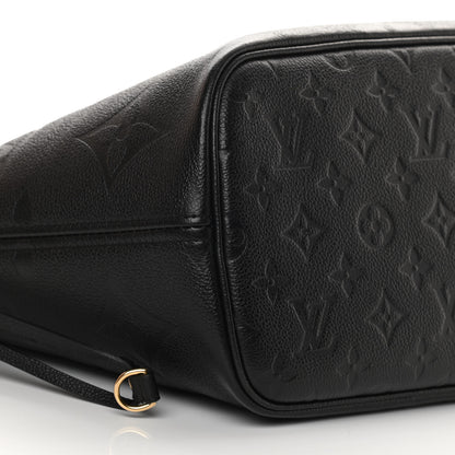 Louis Vuitton Empreinte Monogram Giant Neverfull MM Black 8 of 11