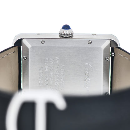 Cartier Stainless Steel Calfskin 31mm Tank Solo Automatic Watch 4 of 5
