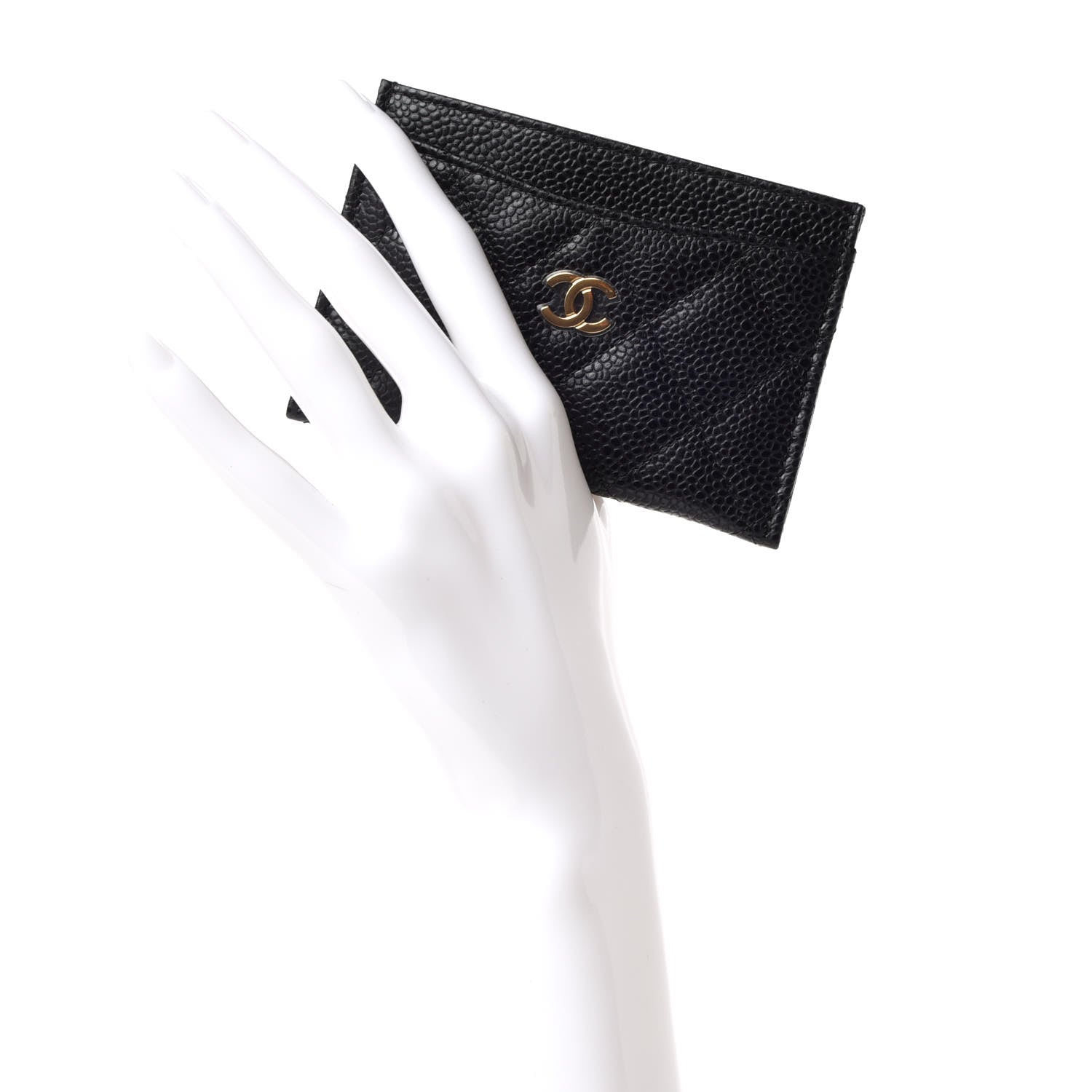 Chanel Caviar Quilted Card Holder Black 2 of 10