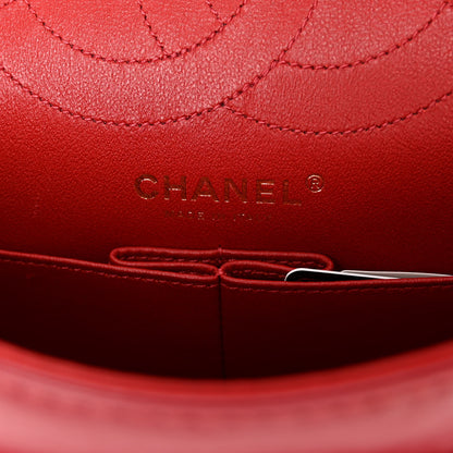 Chanel Aged Calfskin Quilted 2.55 Reissue 225 Flap Red 6 of 10