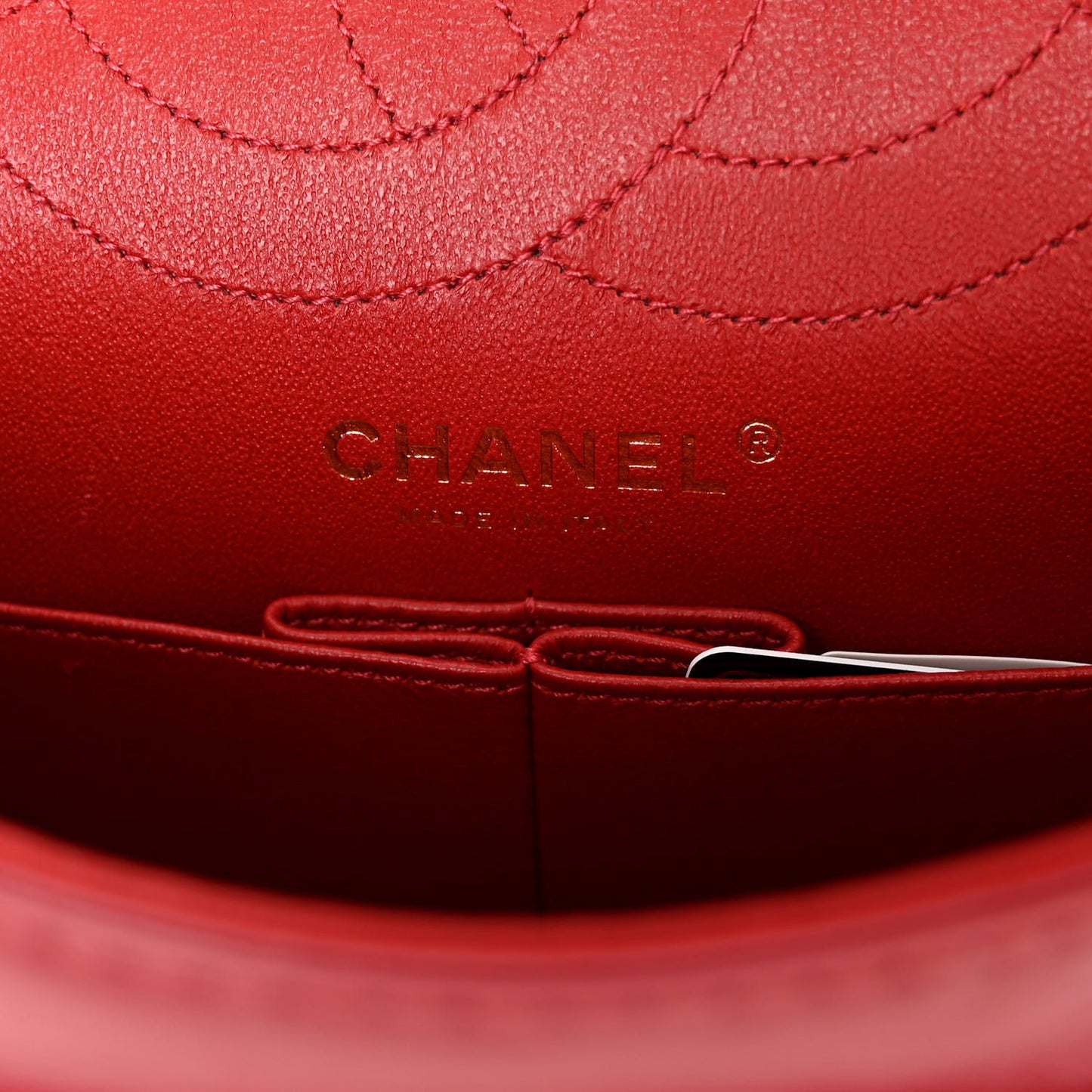 Aged Calfskin Quilted 2.55 Reissue 225 Flap Red