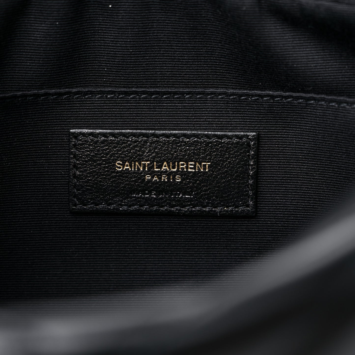 Calfskin Matelasse Monogram Lou Camera Bag Black