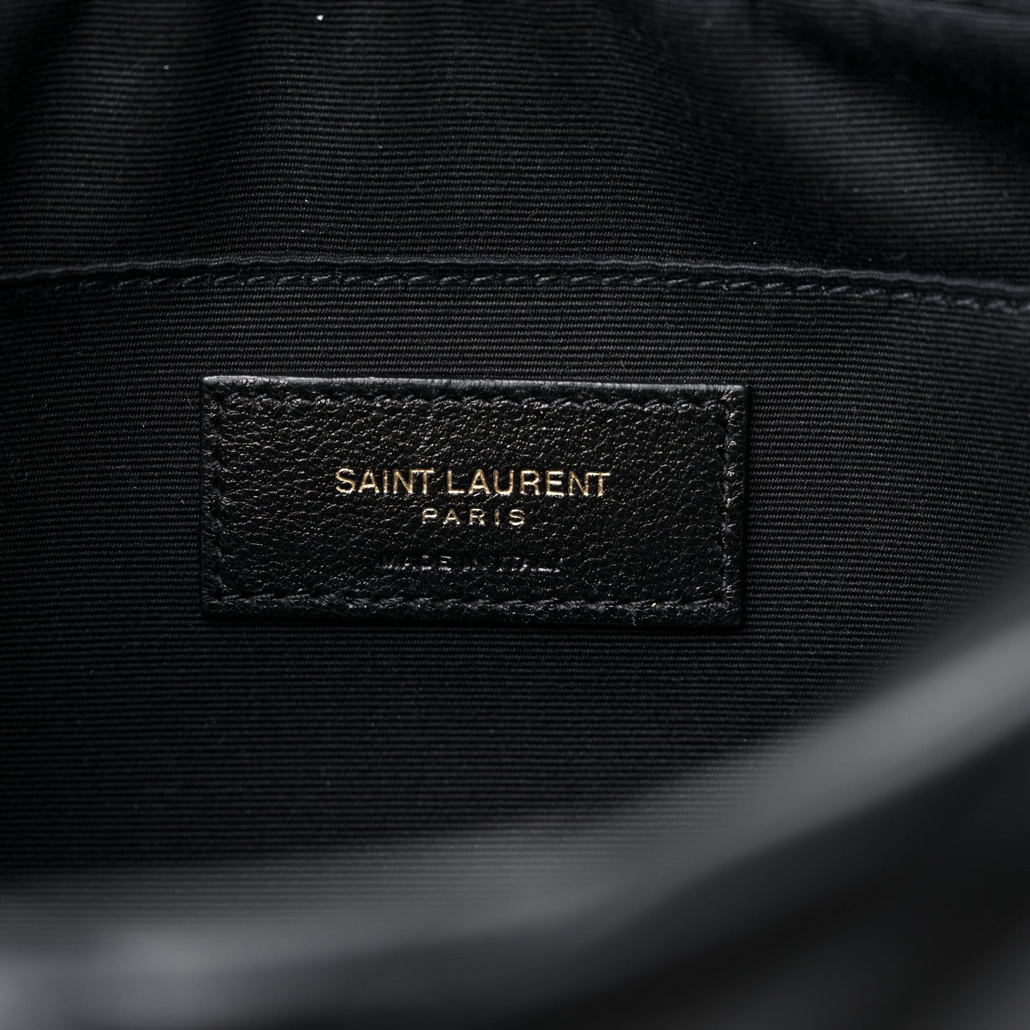 Saint Laurent Calfskin Matelasse Monogram Lou Camera Bag Black 6 of 9