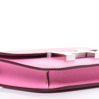 Hermes Epsom Constance Slim Wallet 5P Pink 12 of 15