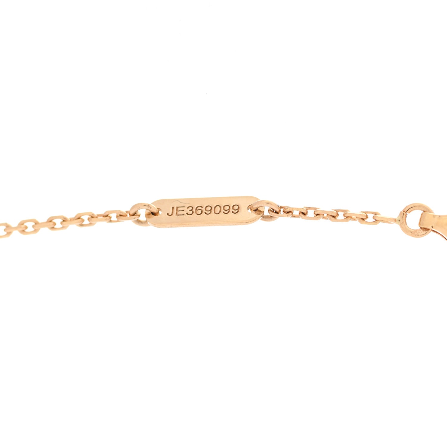 Van Cleef & Arpels 18K Yellow Gold Mother of Pearl Vintage Alhambra Pendant Necklace 5 of 6
