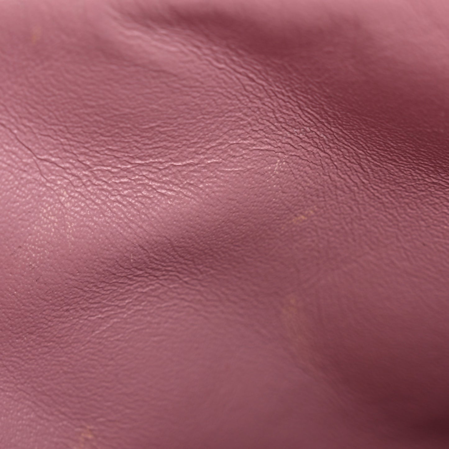 Caviar Quilted Clutch With Chain Flap Purple