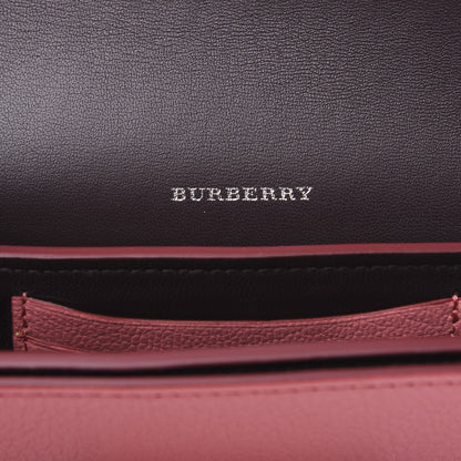 Burberry Goatskin Mini D-Ring Bag Bright Coral Pink 6 of 9