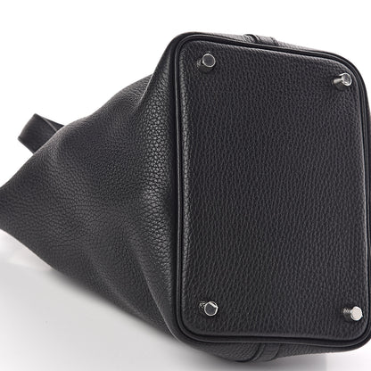 Hermes Taurillon Clemence Picotin Lock 18 PM Black 8 of 10