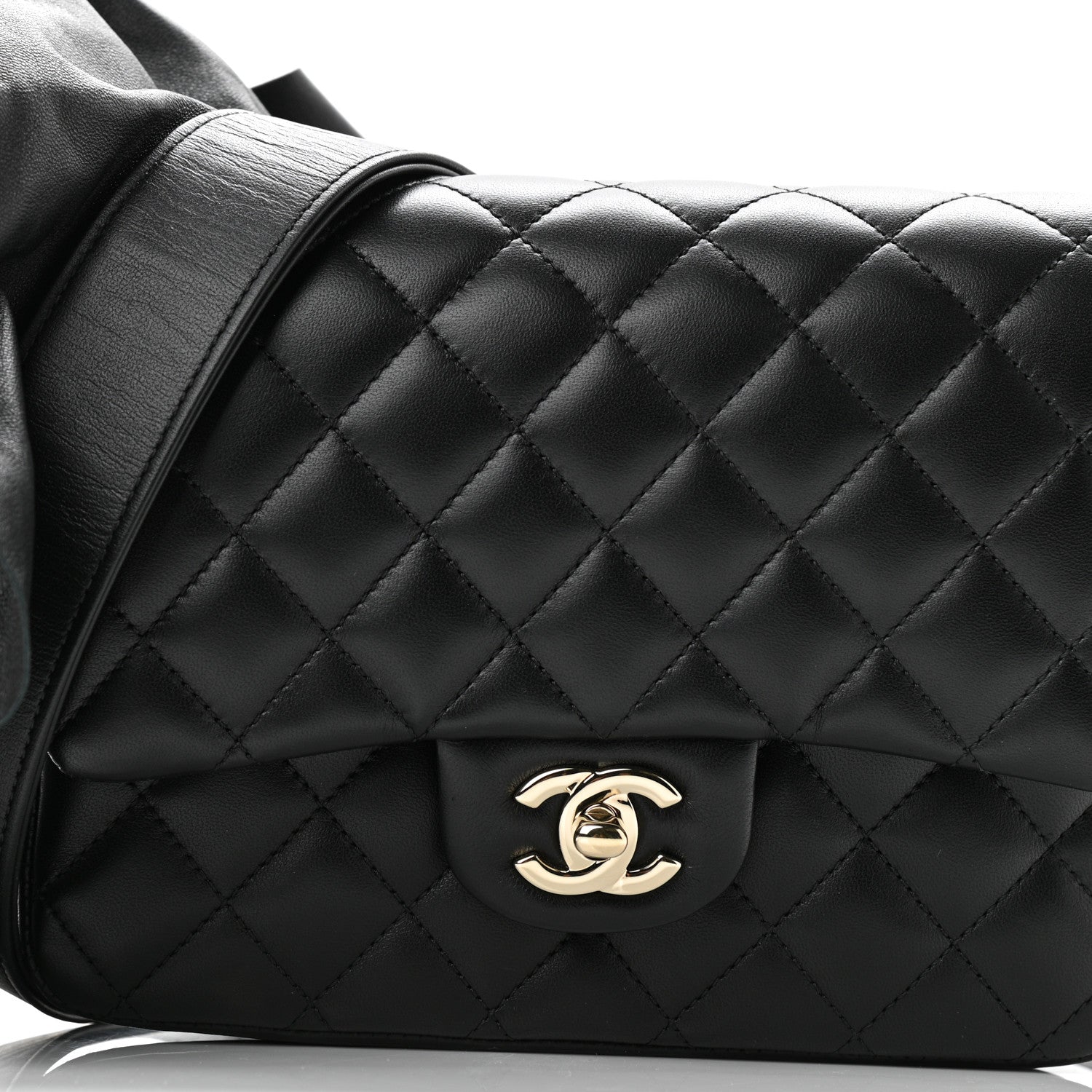 Chanel Calfskin Quilted Bolero De Chanel Flap Bag Black 8 of 11