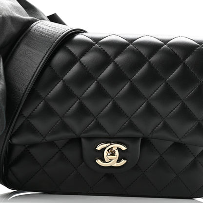 Chanel Calfskin Quilted Bolero De Chanel Flap Bag Black 8 of 11