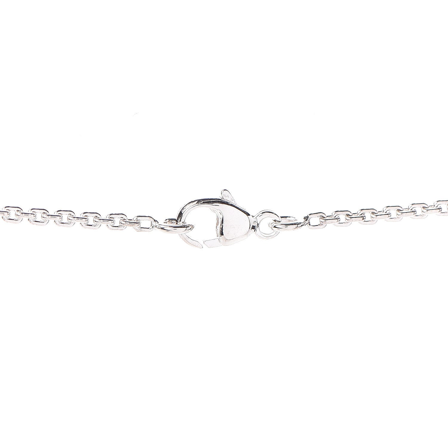 Louis Vuitton Sterling Silver Lockit Necklace 4 of 5