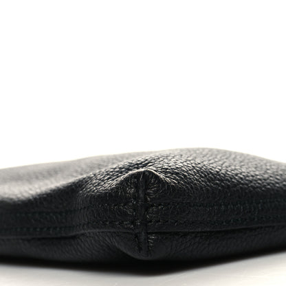 Gucci Pebbled Calfskin Large Logo Portfolio Clutch Black 10 of 10