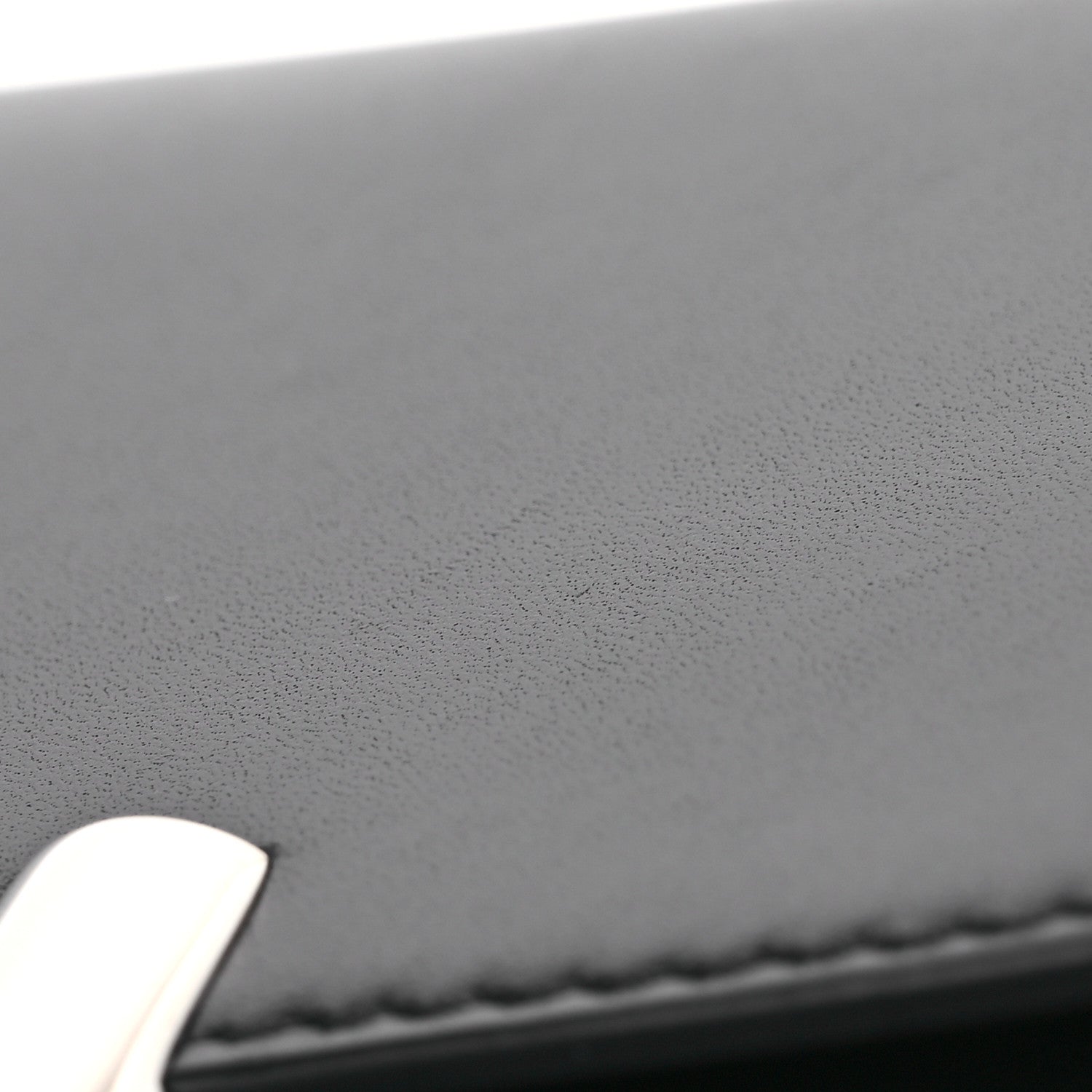 The Row Polished Saddle Calfskin Sofia 8.75 Shoulder Bag Black 10 of 13
