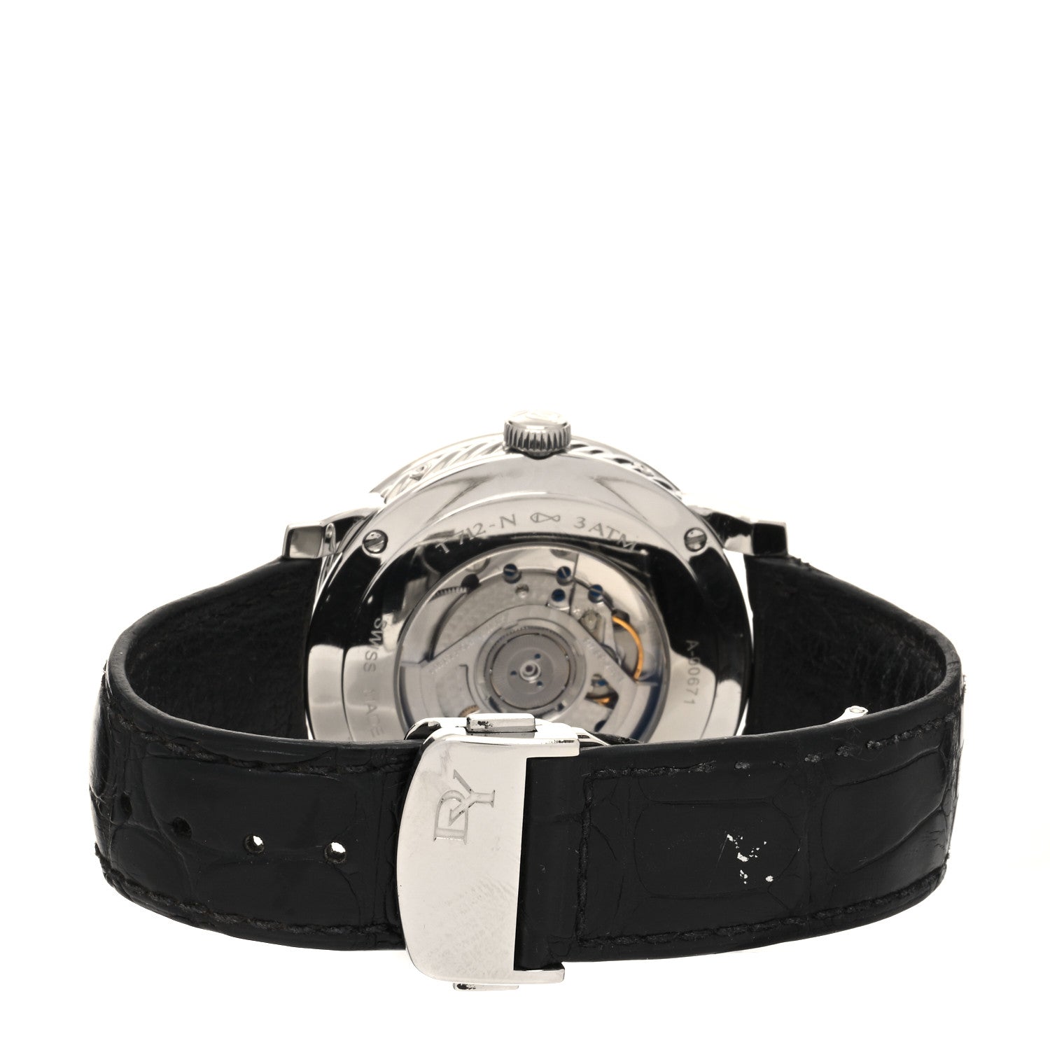 David Yurman Stainless Steel Alligator 43mm Moon Day-Date Automatic Watch 3 of 5