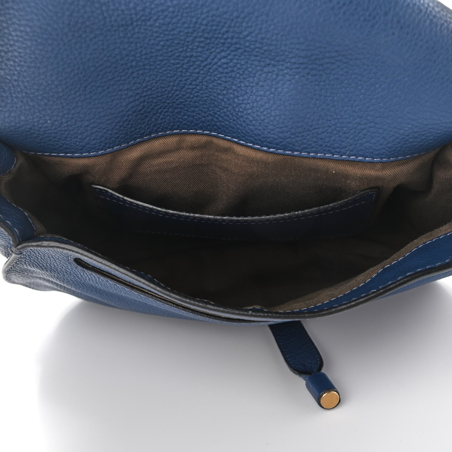 Chloe Calfskin Medium Marcie Round Crossbody Bag Royal Navy 4 of 9