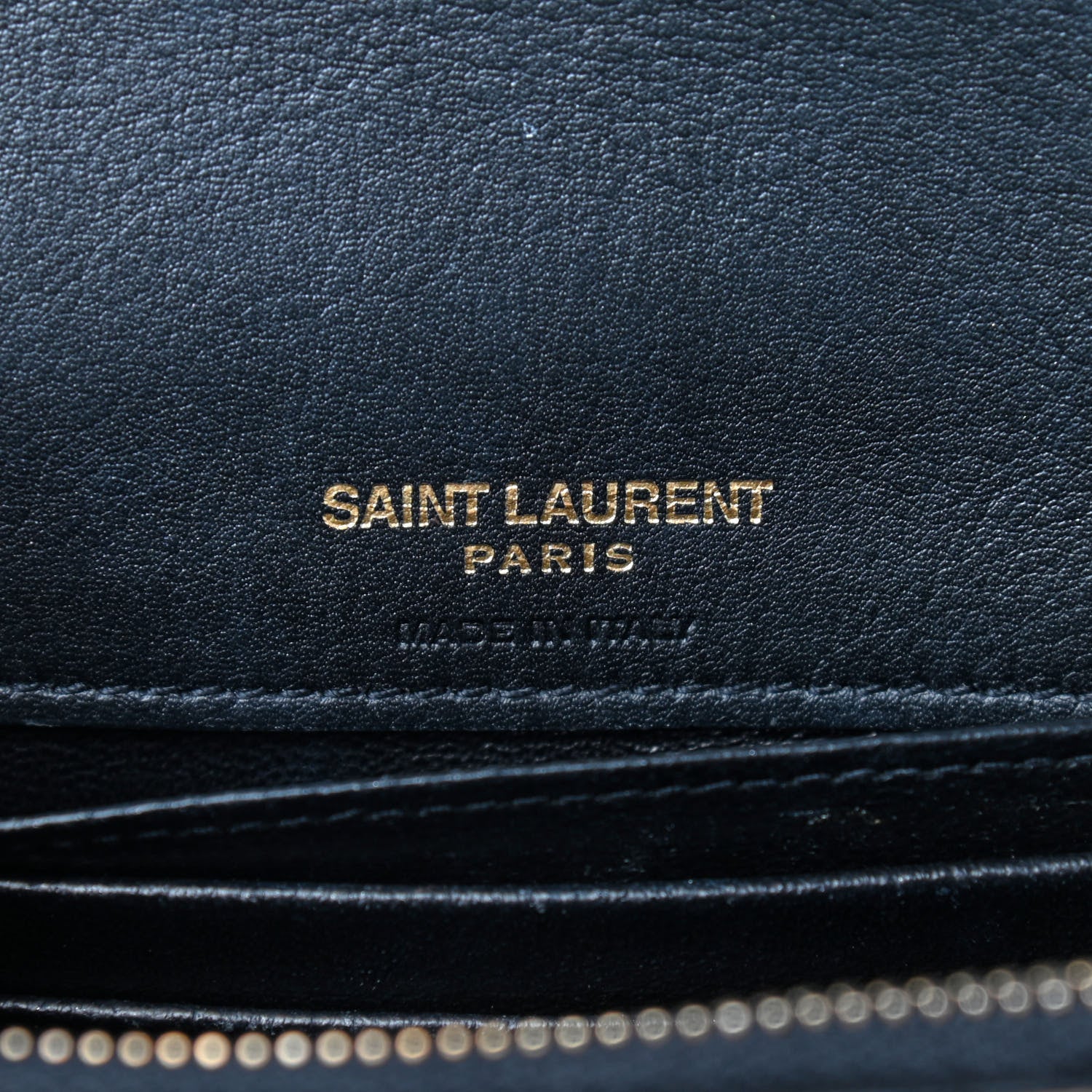Saint Laurent Metallic Monogram Kate Belt Bag Gold 8 of 9