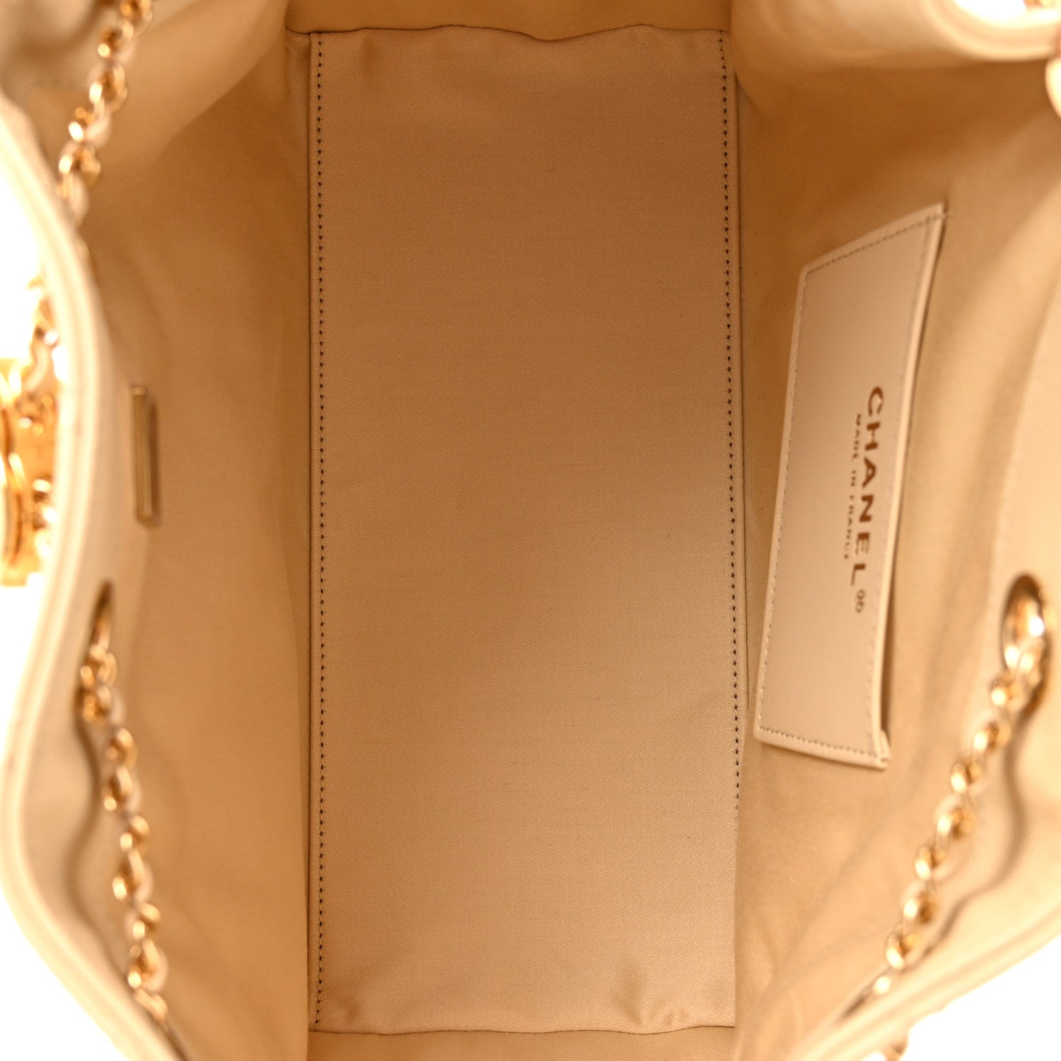 Chanel Caviar Quilted Small Chanel 25 Handbag Light Beige 5 of 11