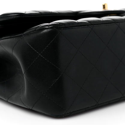 Chanel Lambskin Quilted Jumbo Double Flap Black 8 of 15