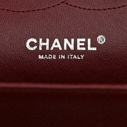 Chanel Caviar Quilted Jumbo Double Flap Dark Red 6 of 10