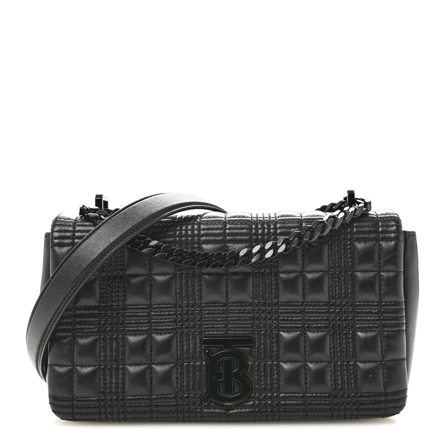 Lambskin Quilted Small Lola Bag Black